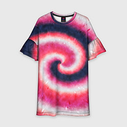 Детское платье Tie-Dye дизайн