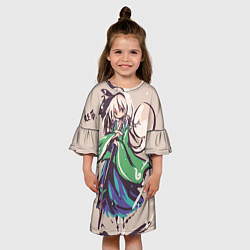 Платье клеш для девочки Touhou Project Youmu Konpaku, цвет: 3D-принт — фото 2