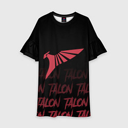 Платье клеш для девочки Talon style, цвет: 3D-принт