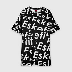 Платье клеш для девочки Esskeetit rap, цвет: 3D-принт