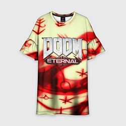 Детское платье Doom Eteranal символы марса