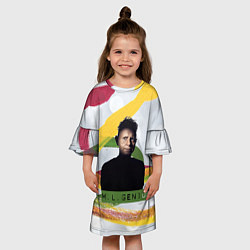 Платье клеш для девочки Depeche Mode - Martin Gore VCMG, цвет: 3D-принт — фото 2