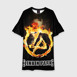 Детское платье Linkin Park - fire logo