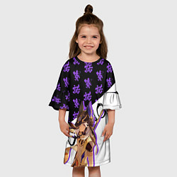 Платье клеш для девочки Сайно - Геншин Импакт, цвет: 3D-принт — фото 2