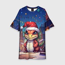 Детское платье Маленький милый дракон 2024