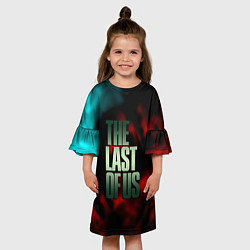 Платье клеш для девочки The last of us fire, цвет: 3D-принт — фото 2