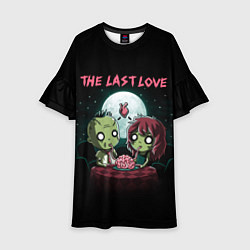 Платье клеш для девочки The last love zombies, цвет: 3D-принт