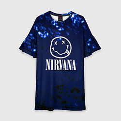 Детское платье Nirvana рок краски