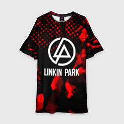 Детское платье Linkin park краски текстуры