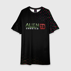 Детское платье Alien Shooter космос тема
