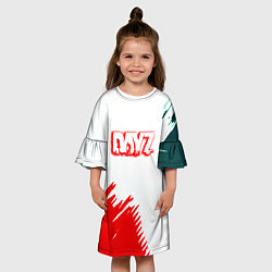 Платье клеш для девочки Дейз зомби шутер, цвет: 3D-принт — фото 2