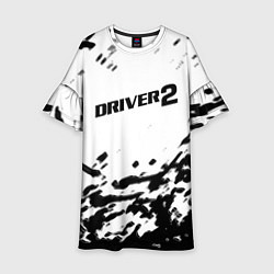 Платье клеш для девочки Driver 2 краски, цвет: 3D-принт