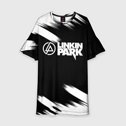 Детское платье Linkin park рок бенд краски