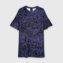 Детское платье Абстракция брызги фиолетовый