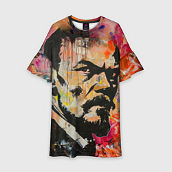 Детское платье Граффити портрет Владимира Ленина