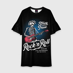 Детское платье Rock and roll - punk