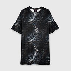 Детское платье Блестящая металлическая броня