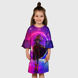 Платье клеш для девочки Konosuba Мэгумин cute, цвет: 3D-принт — фото 2