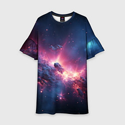 Детское платье Взрыв в космосе