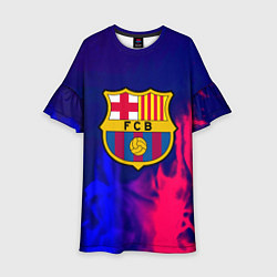 Детское платье Barcelona fc club gradient