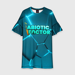 Детское платье Abiotic Factor logo neon