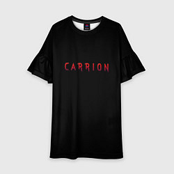 Платье клеш для девочки Carrion, цвет: 3D-принт