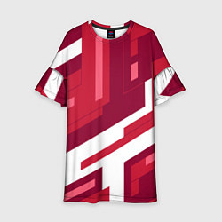 Детское платье Красные детали