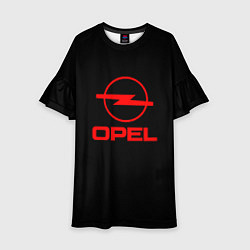 Детское платье Opel red logo auto