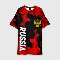 Детское платье Россия герб в огне