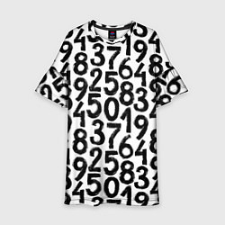 Детское платье Гранжевые числа