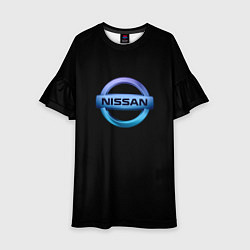 Детское платье Nissan logo neon