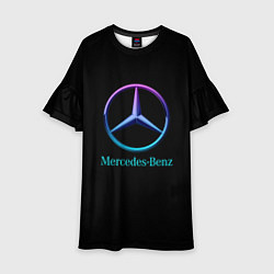 Детское платье Mercedes neon logo