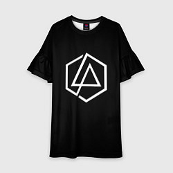 Детское платье Linkin park logo white