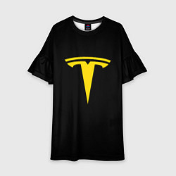 Детское платье Tesla yellow