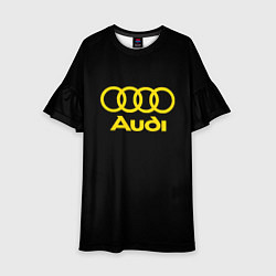 Детское платье Audi logo yellow