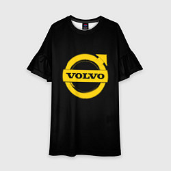 Детское платье Volvo yellow logo