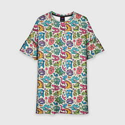 Детское платье Лесные чудовища