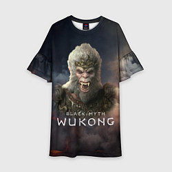Платье клеш для девочки Black Myth Wukong Sun Wukong, цвет: 3D-принт