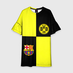 Детское платье Barcelona x Borussia