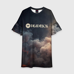 Детское платье Deadlock лого и туман