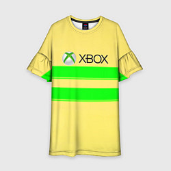 Платье клеш для девочки Xbox line abstract, цвет: 3D-принт