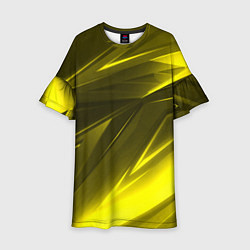 Детское платье Gold stripes abstraction