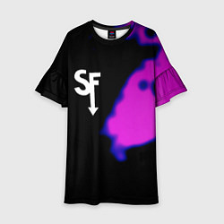 Детское платье Sally Face неон краски