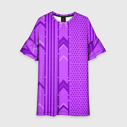 Детское платье Закулисье фиолетовые обои