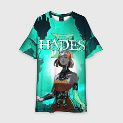 Платье клеш для девочки Мелиноя в подземелье - Hades 2, цвет: 3D-принт
