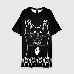 Детское платье Rage Against the Machine: cat rock