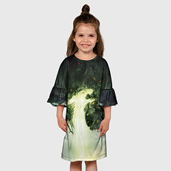 Платье клеш для девочки Illustration Dragon Age Inquisition, цвет: 3D-принт — фото 2