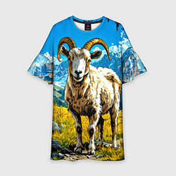 Детское платье Горный козел