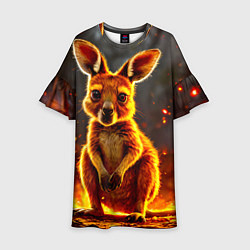 Детское платье Кенгуру в огне