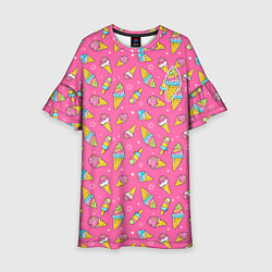 Детское платье Я люблю мороженку